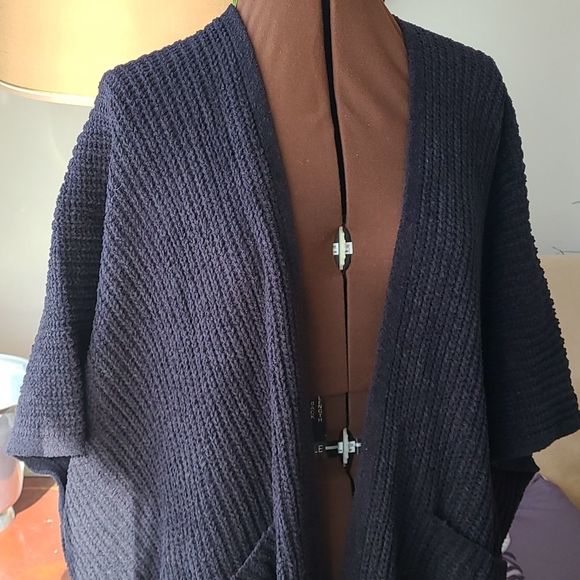 NWT Aerie Chenille Cardigan Poncho - Picture 4 of 9